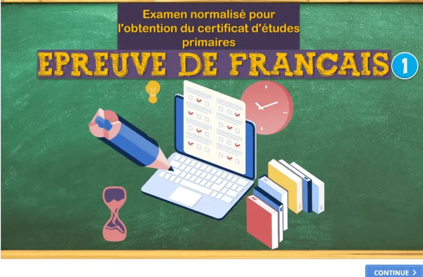 🇫🇷 الامتحان الموحد التفاعلي في مادة اللغة الفرنسية لشهر يناير للمستوى السادس ابتدائي مع التصحيح الفوري